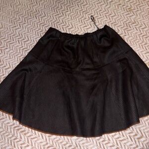 She + Sky Black Mini Skirt